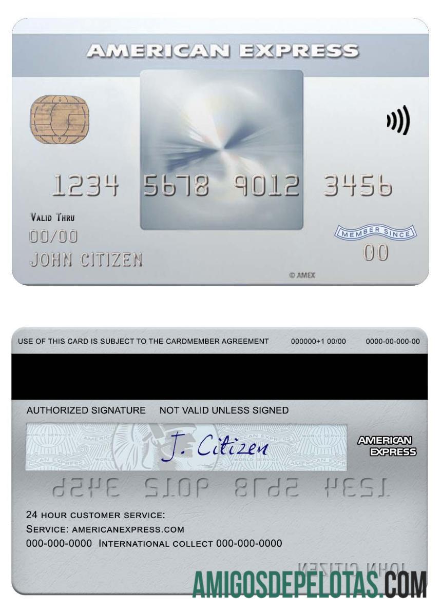 Cartão diário Mellon Amex do USA Bank Of New York modelo